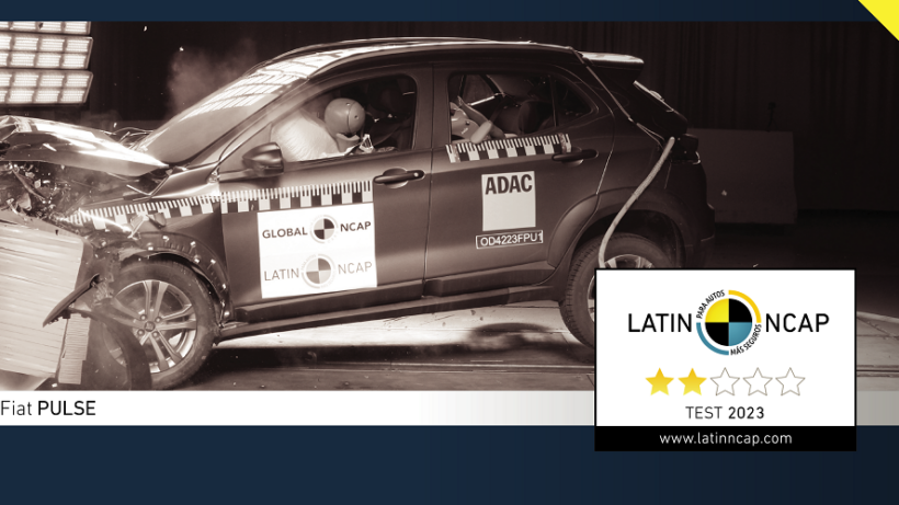 Último resultado de 2023 do Latin NCAP: Fiat Pulse ganha duas estrelas
